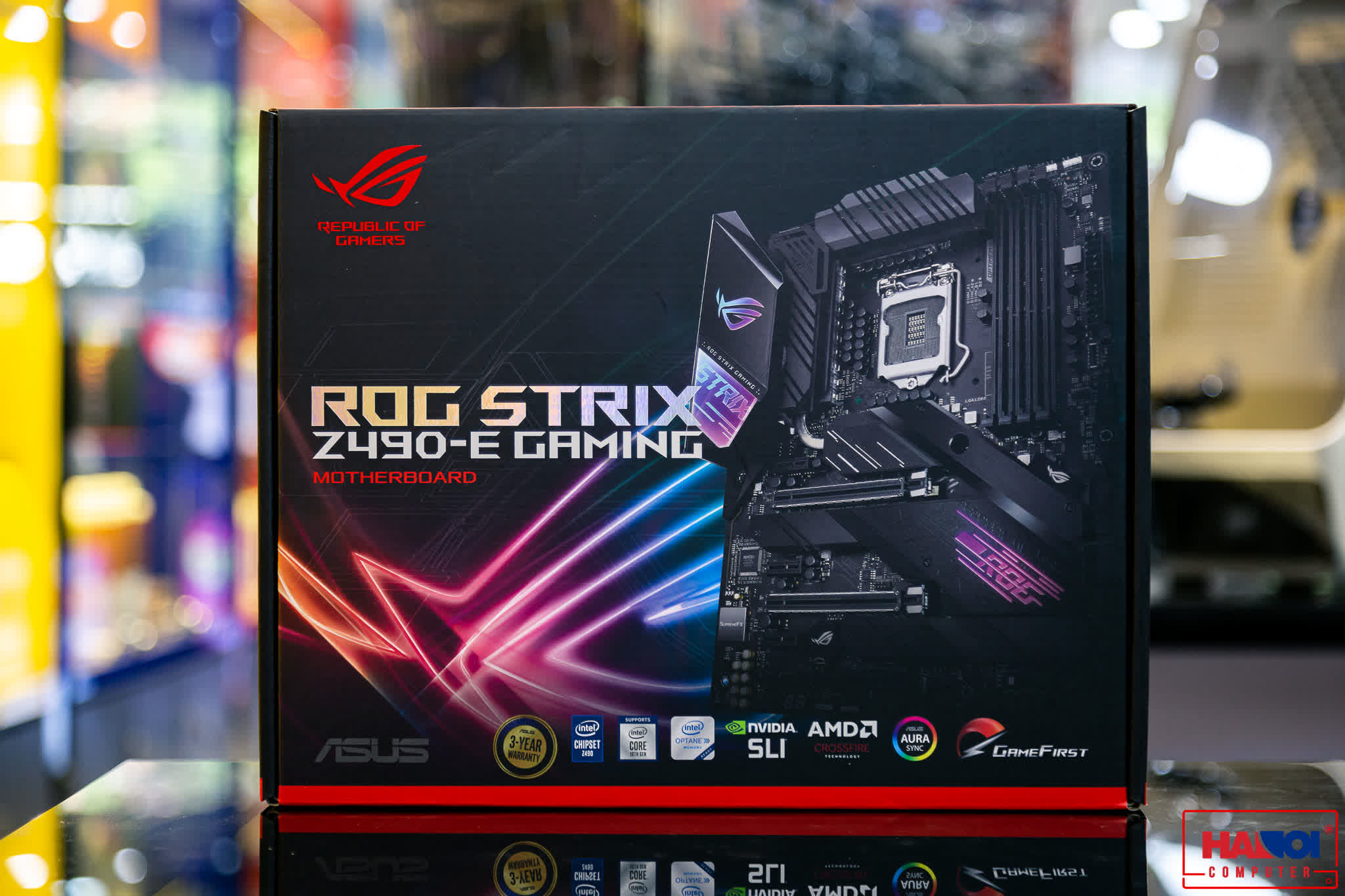 Mainboard ASUS ROG STRIX Z490-E GAMING (Intel Z490, Socket 1200, ATX, 4 khe RAM DDR4)