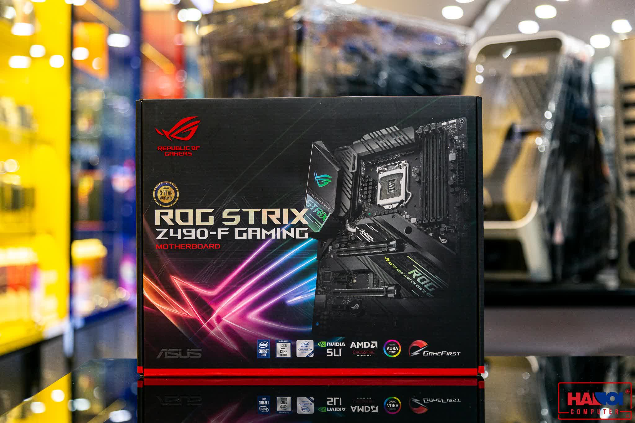 Mainboard ASUS ROG STRIX Z490-F GAMING (Intel Z490, Socket 1200, ATX, 4 khe RAM DDR4)