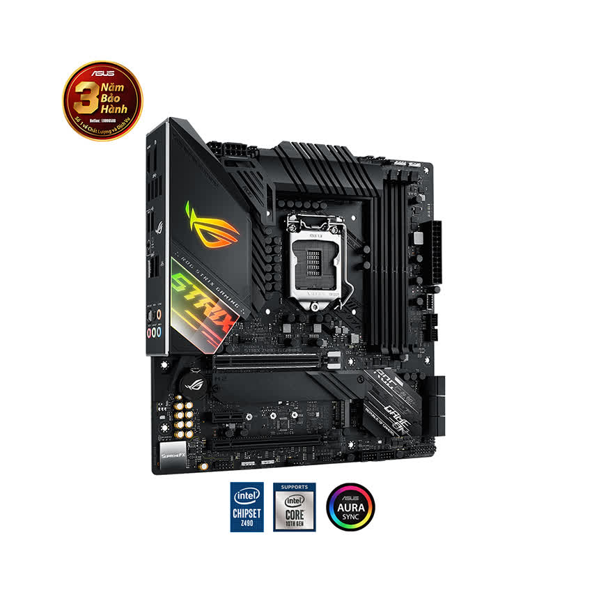 Mainboard ASUS ROG STRIX Z490-G GAMING (Intel Z490, Socket 1200, m-ATX, 4 khe RAM DDR4)