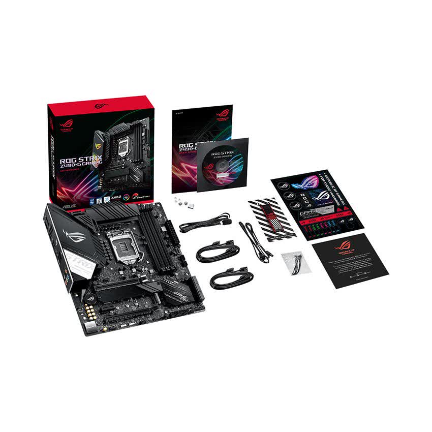 Mainboard ASUS ROG STRIX Z490-G GAMING (Intel Z490, Socket 1200, m-ATX, 4 khe RAM DDR4)