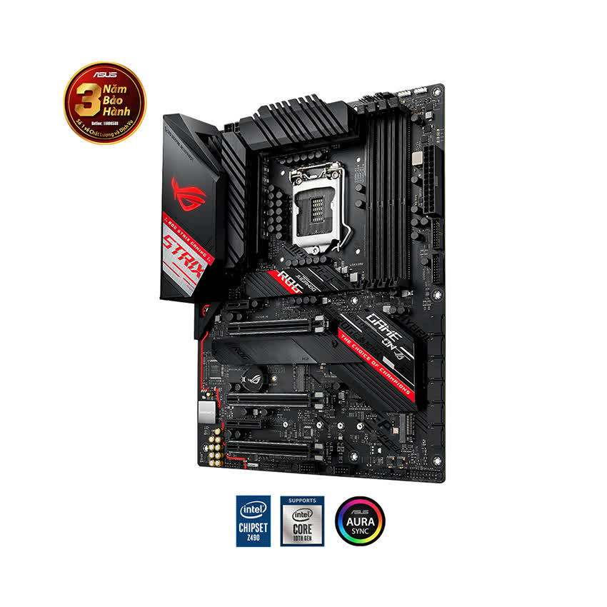 Mainboard ASUS ROG STRIX Z490-H GAMING (Intel Z490, Socket 1200, ATX, 4 khe RAM DDR4)