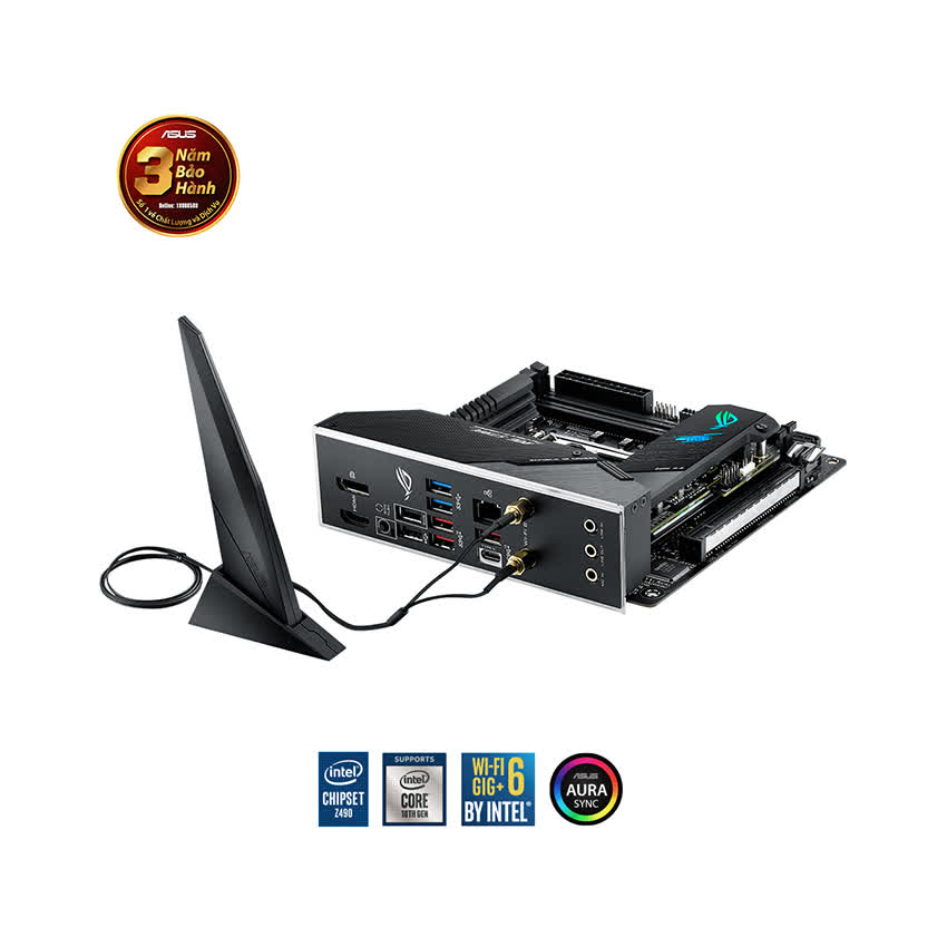 Mainboard ASUS ROG STRIX Z490-I GAMING (Intel Z490, Socket 1200, Mini ITX, 2 khe RAM DDR4)