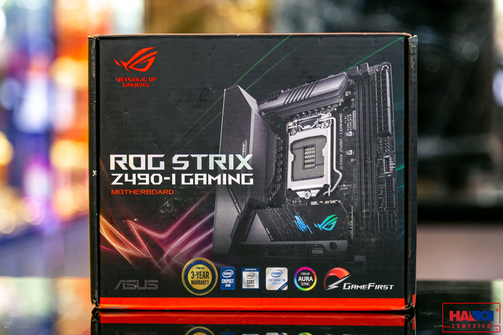 Mainboard ASUS ROG STRIX Z490-I GAMING (Intel Z490, Socket 1200, Mini ITX, 2 khe RAM DDR4)