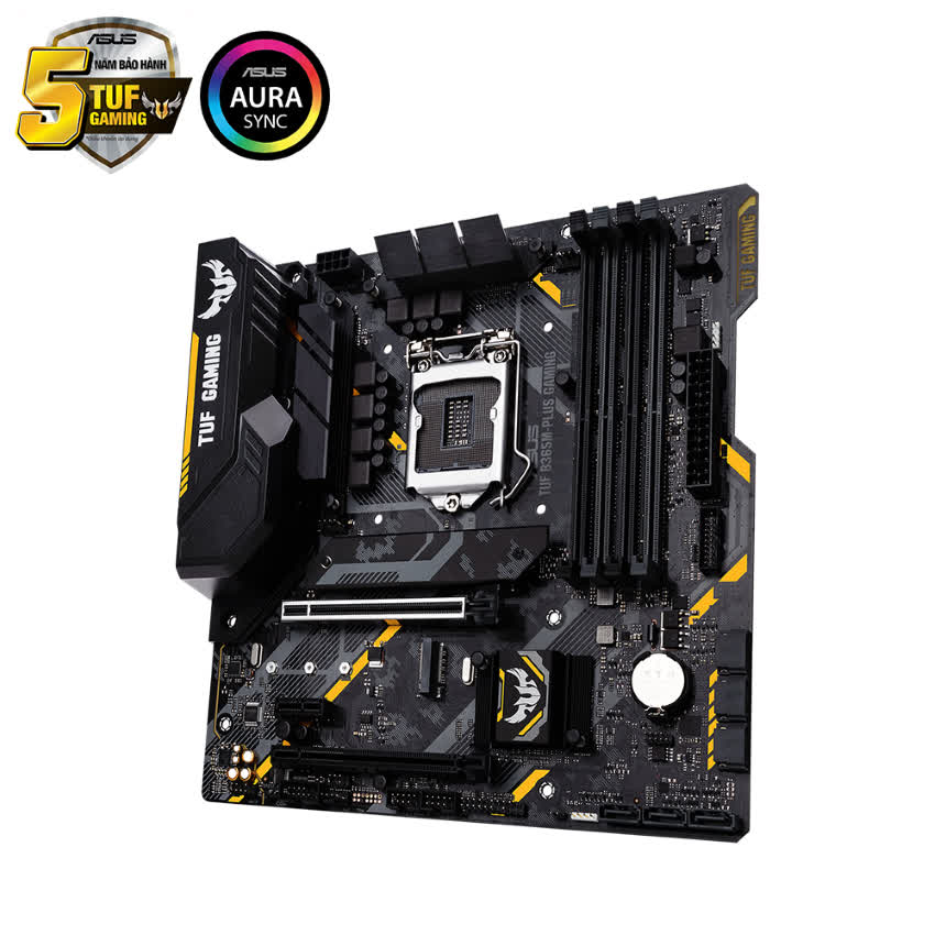 Mainboard ASUS TUF B365M-PLUS GAMING (Intel B365 ,Socket 1151, m-ATX, 4 khe RAM DDR4)