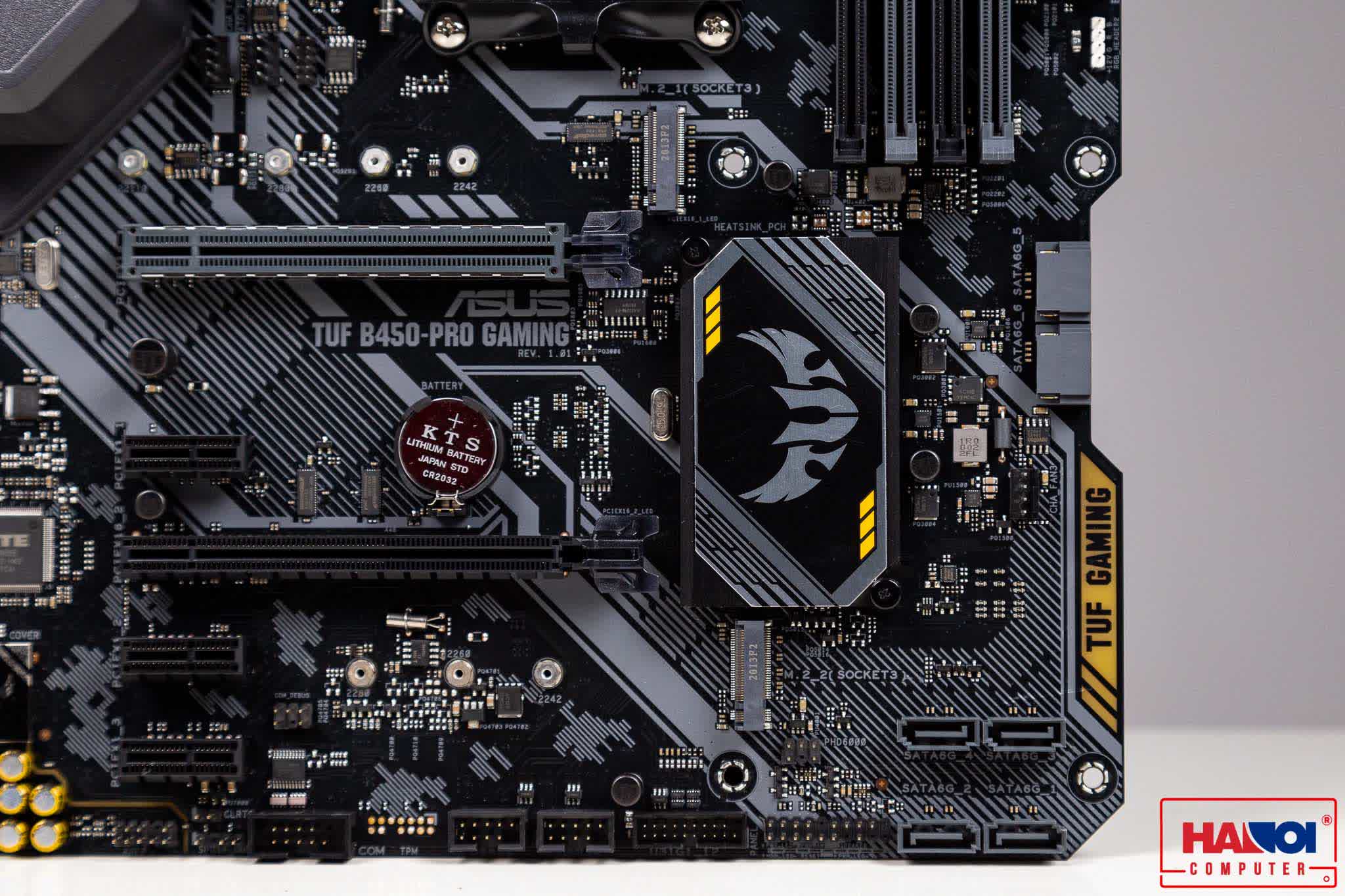 Mainboard ASUS TUF B450-PRO GAMING (AMD B450, Socket AM4, ATX, 4 khe RAM DDR4)
