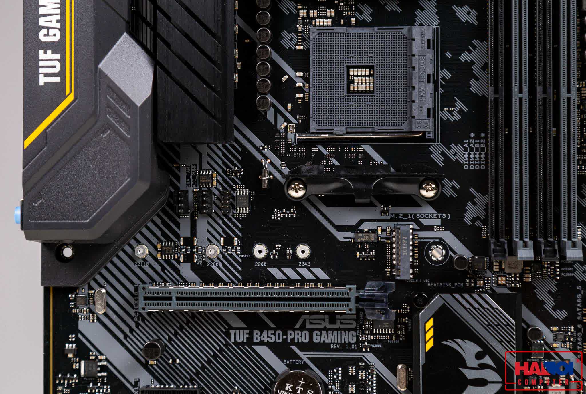 Mainboard ASUS TUF B450-PRO GAMING (AMD B450, Socket AM4, ATX, 4 khe RAM DDR4)