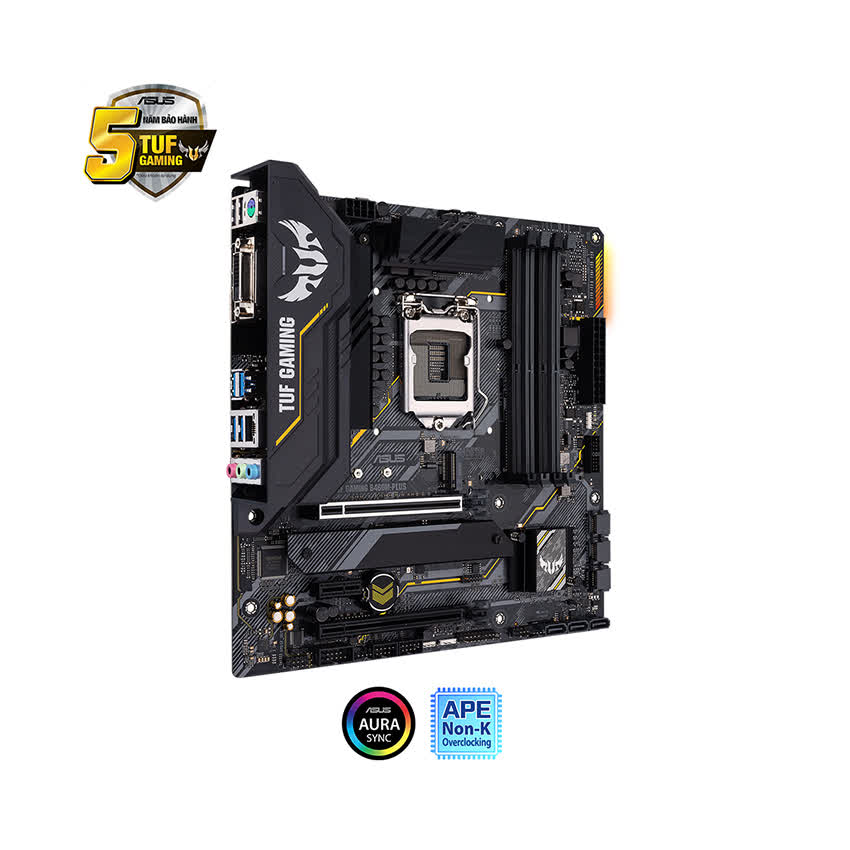 Mainboard ASUS TUF GAMING B460M-PLUS (Intel B460, Socket 1200, m-ATX, 4 khe Ram DDR4)