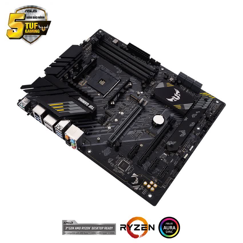 Mainboard ASUS TUF GAMING B550-PLUS (AMD B550, Socket AM4, ATX, 4 khe RAM DRR4)