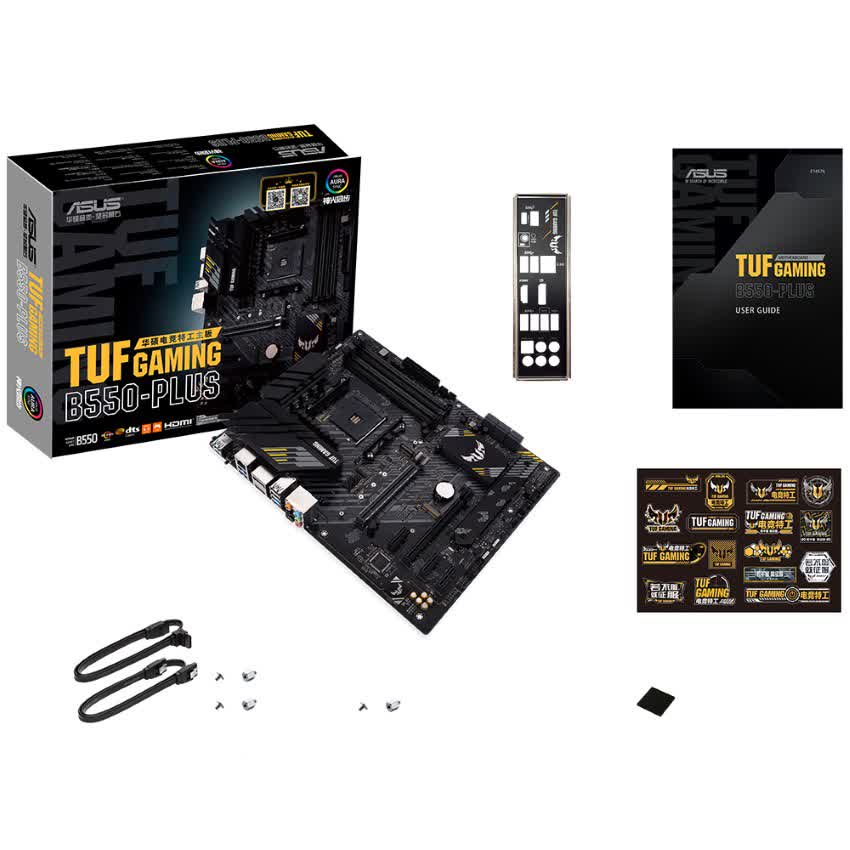 Mainboard ASUS TUF GAMING B550-PLUS (AMD B550, Socket AM4, ATX, 4 khe RAM DRR4)