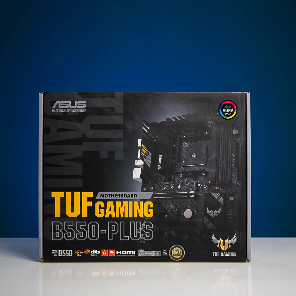 Mainboard ASUS TUF GAMING B550-PLUS (AMD B550, Socket AM4, ATX, 4 khe RAM DRR4)