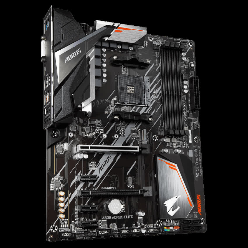 Mainboard Gigabyte A520 AORUS ELITE (AMD A520, Socket 1200, ATX, 4 khe RAM DDR4)