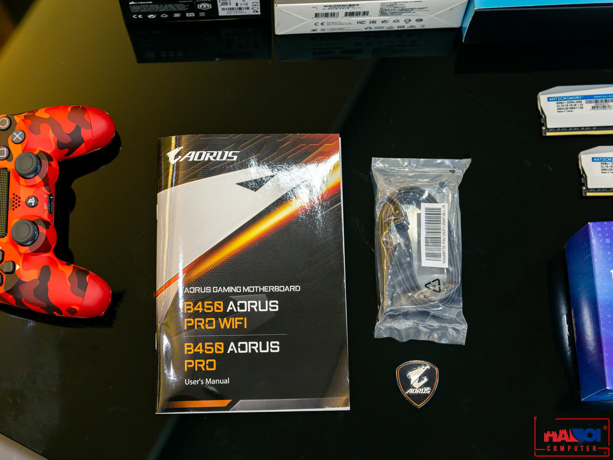 Mainboard GIGABYTE B450 AORUS PRO (AMD B450, Socket AM4, ATX, 4 khe RAM DDR4)