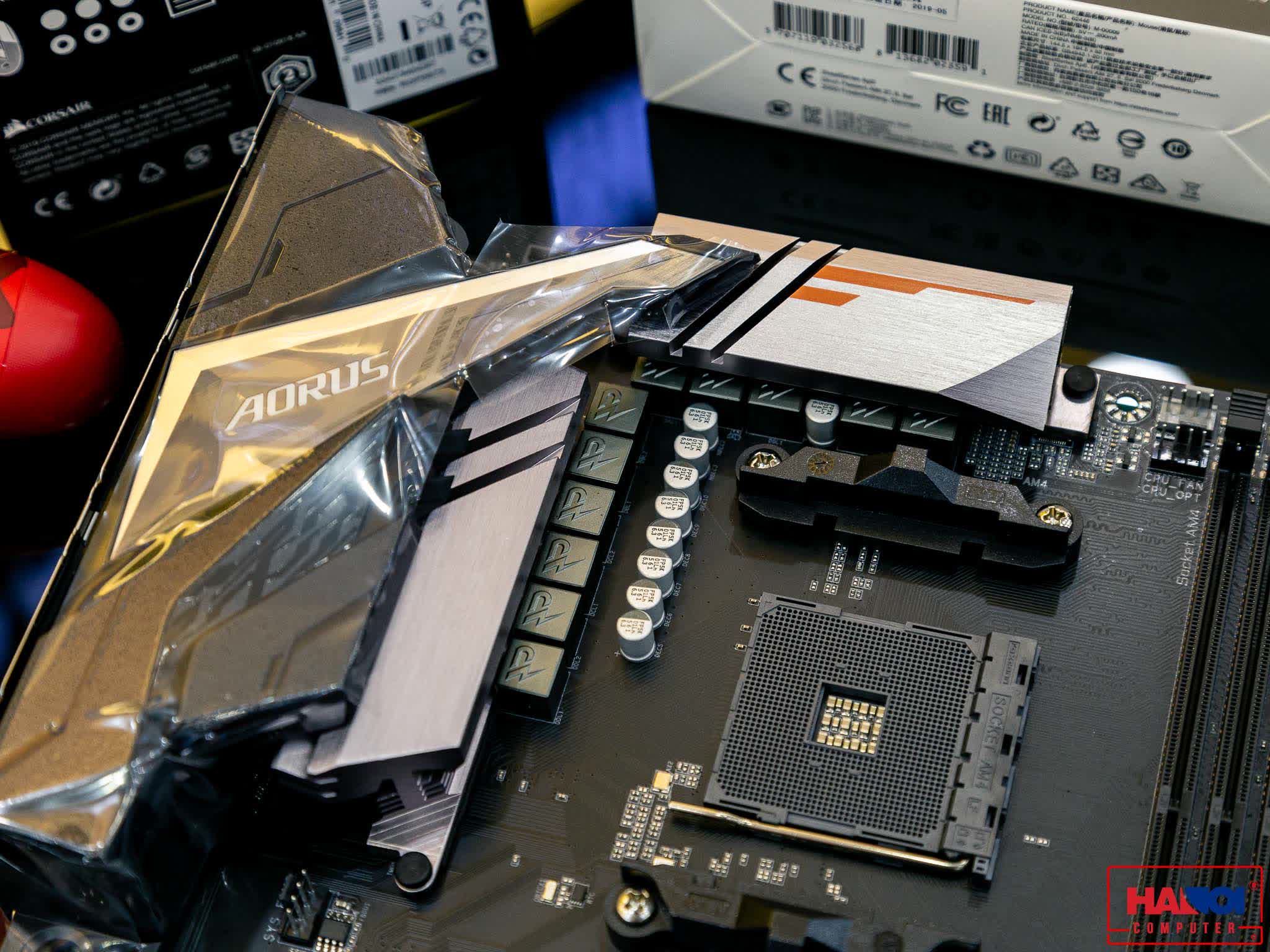 Mainboard GIGABYTE B450 AORUS PRO (AMD B450, Socket AM4, ATX, 4 khe RAM DDR4)