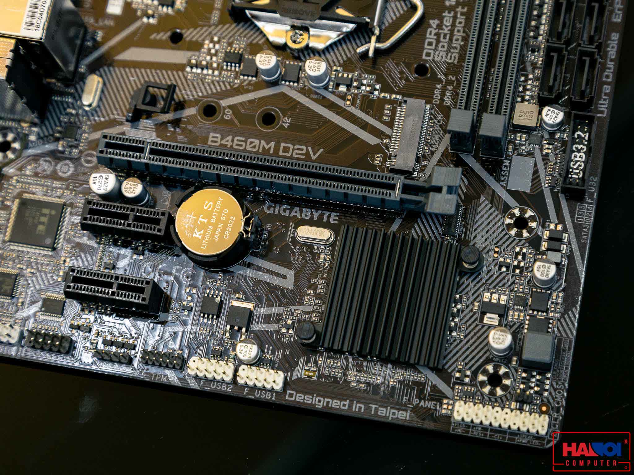 Mainboard Gigabyte B460M D2V (Intel B460, Socket 1200, m-ATX, 2 khe RAM DDR4)