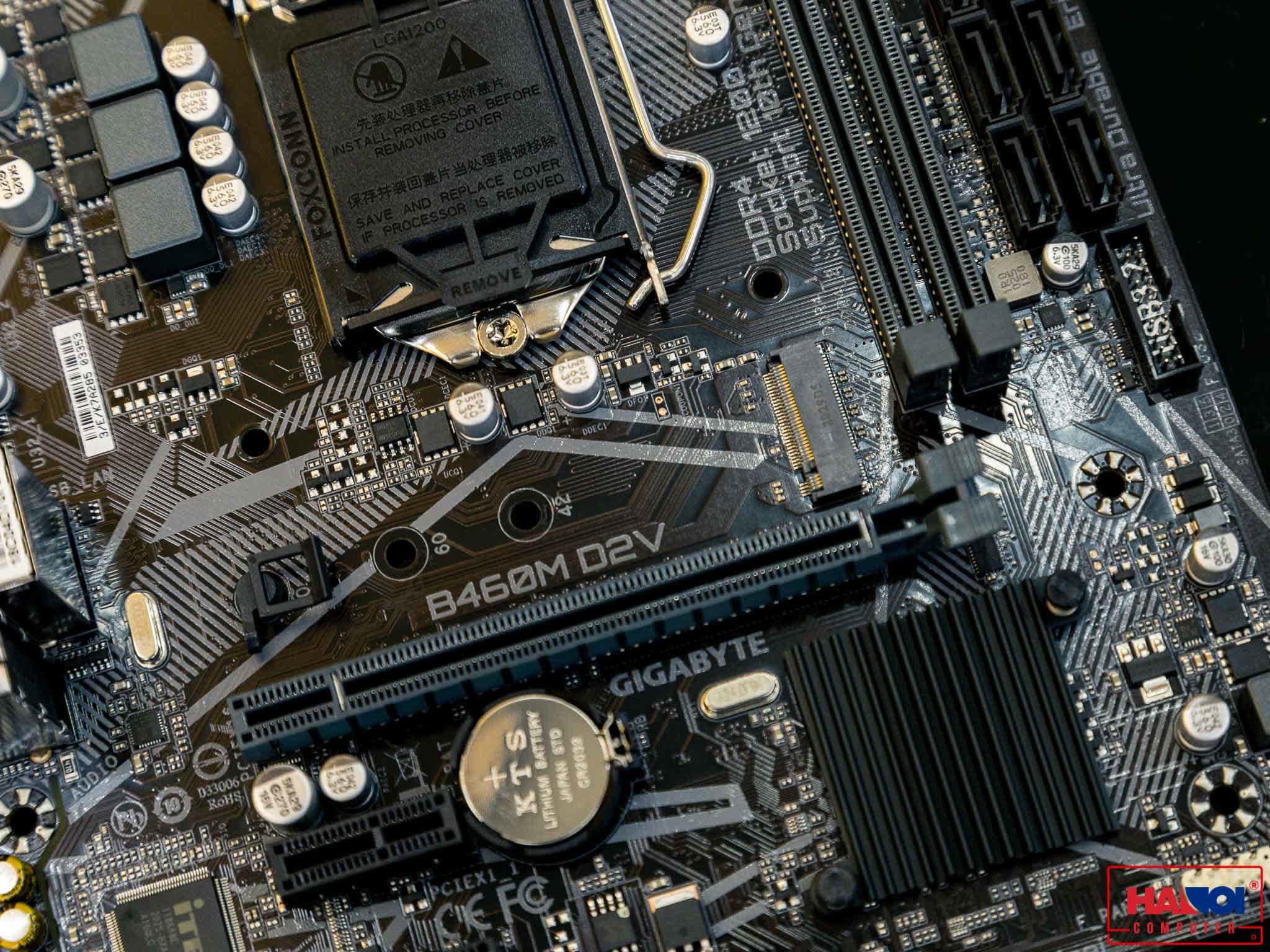 Mainboard Gigabyte B460M D2V (Intel B460, Socket 1200, m-ATX, 2 khe RAM DDR4)