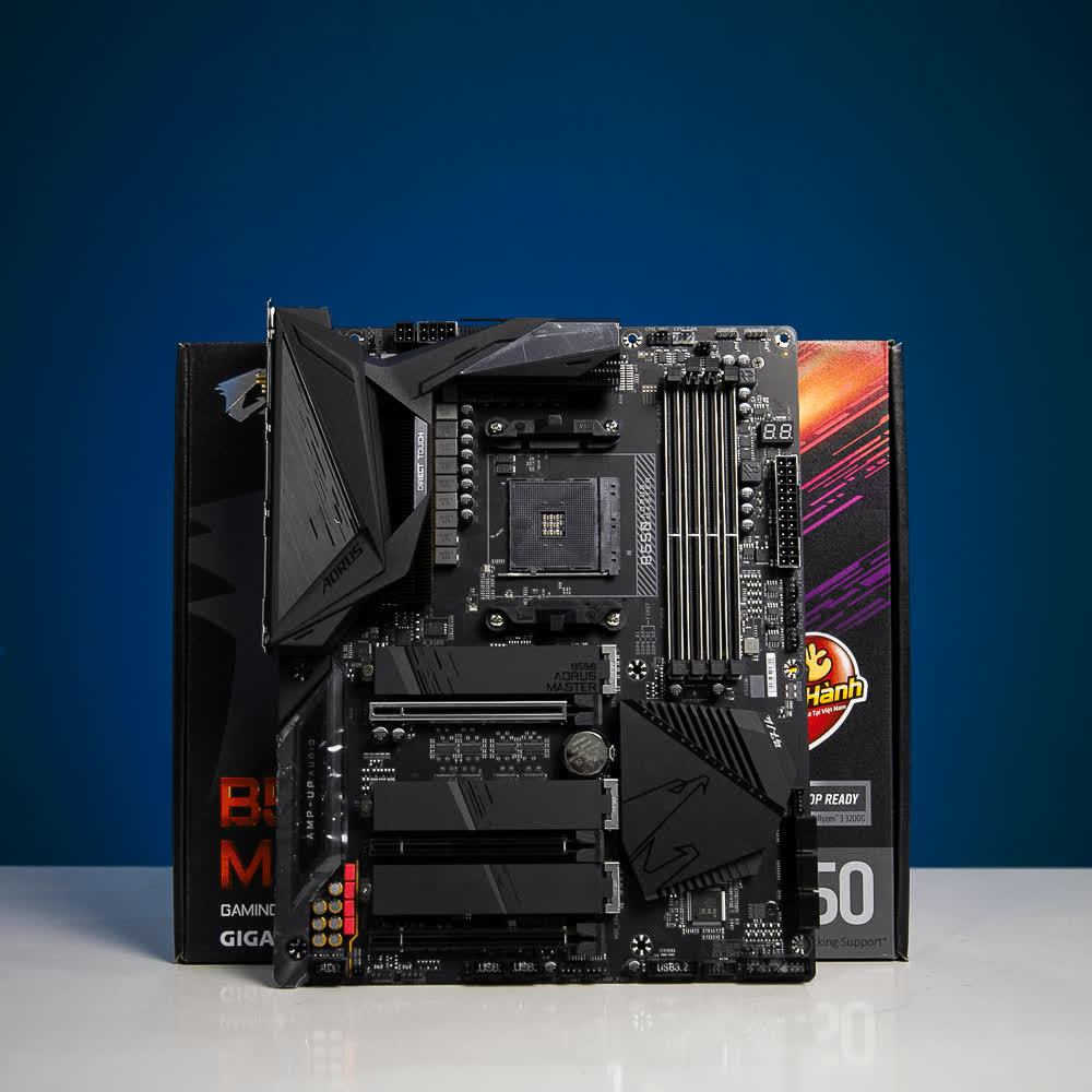 Mainboard Gigabyte B550 AORUS MASTER (AMD B550, Socket AM4, m-ATX, 4 khe RAM DDR4)