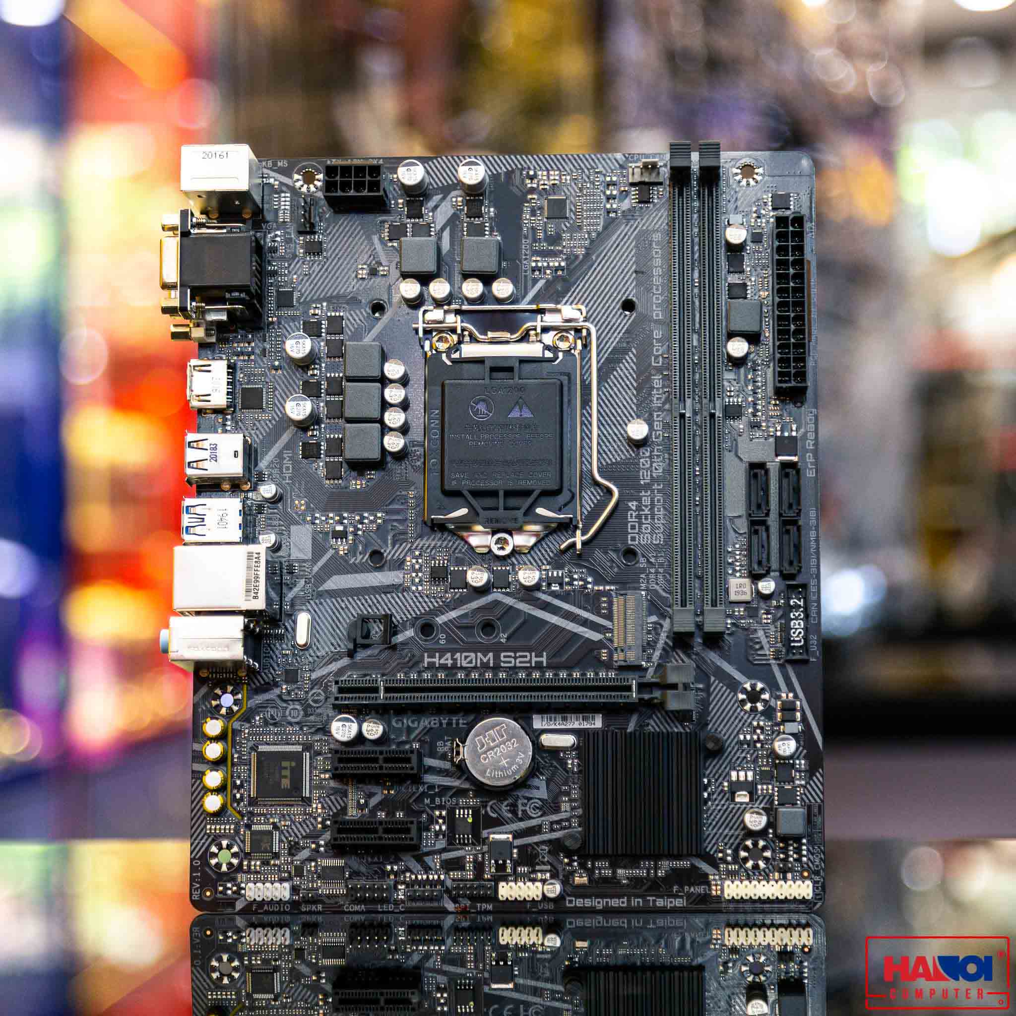 Mainboard Gigabyte H410M-S2H (Intel H410, Socket 1200, m-ATX, 2 khe Ram DDR4)