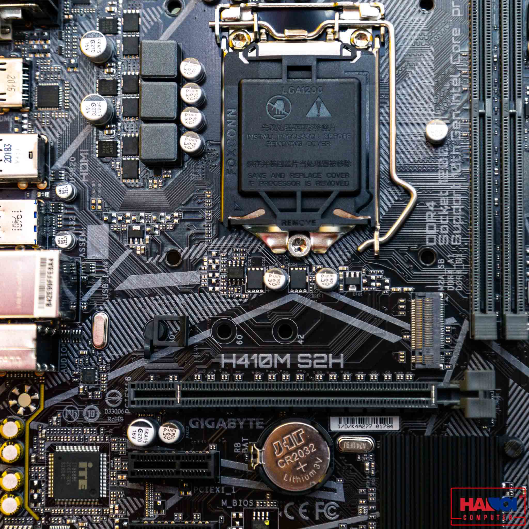 Mainboard Gigabyte H410M-S2H (Intel H410, Socket 1200, m-ATX, 2 khe Ram DDR4)