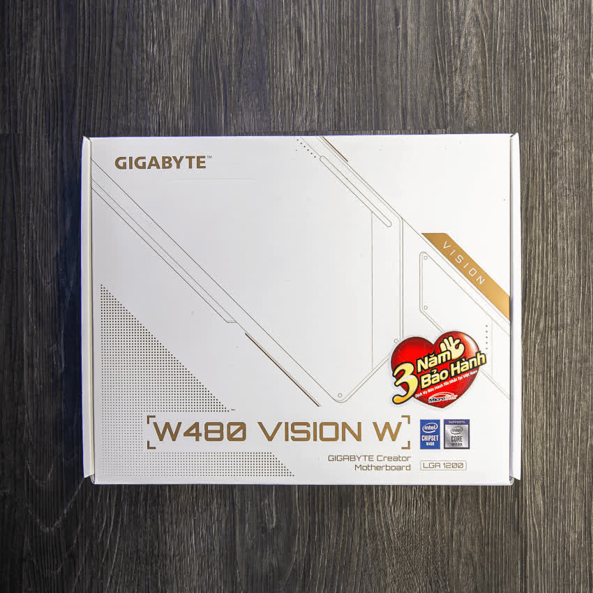 Mainboard Gigabyte W480 VISION W (W480, socket 1200, ATX, 4 khe RAM DDR4)
