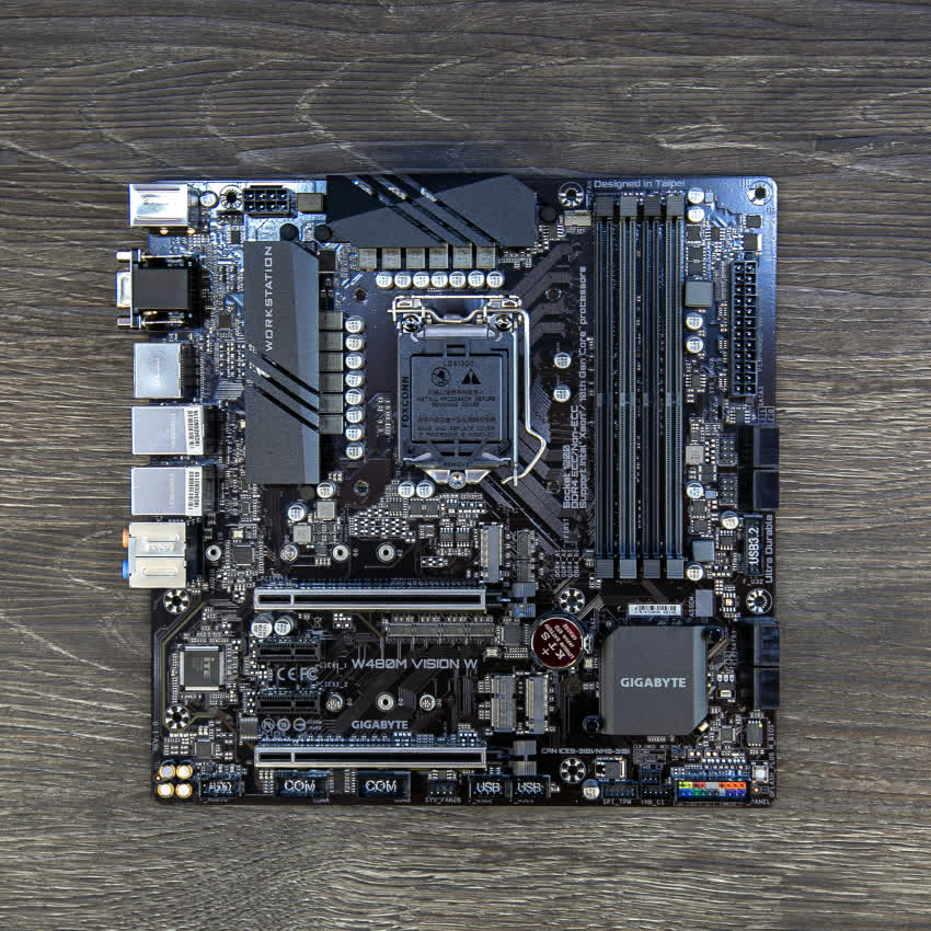 Mainboard Gigabyte W480M VISION W (W480, socket 1200, mATX, 4 khe RAM DDR4)