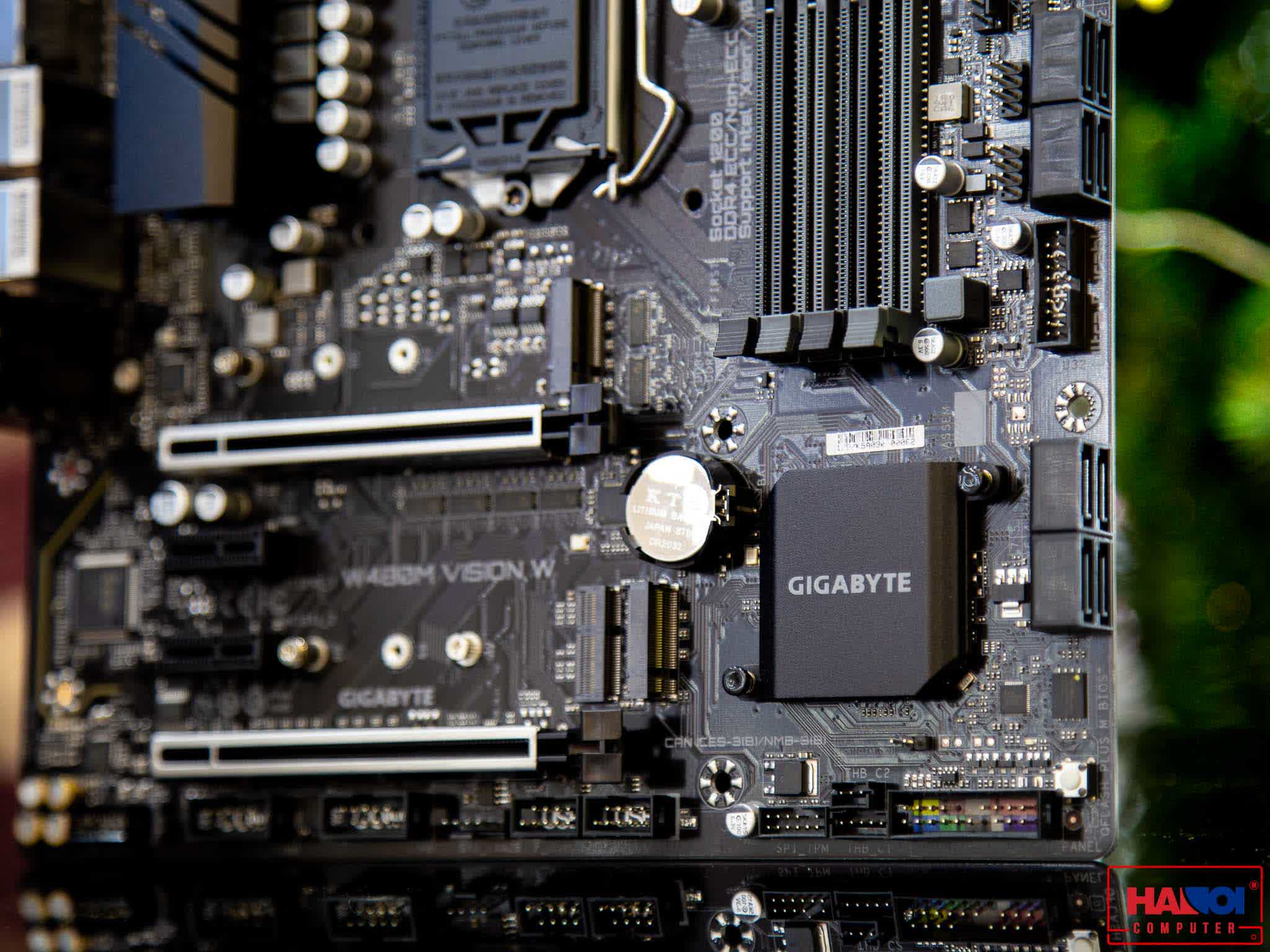 Mainboard Gigabyte W480M VISION W (W480, socket 1200, mATX, 4 khe RAM DDR4)