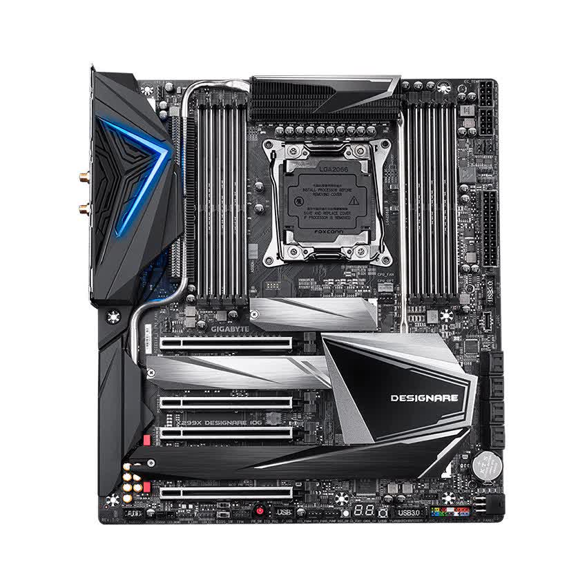 Mainboard GIGABYTE X299X DESIGNARE 10G (Intel X299, Socket 2066, E-ATX, 8 khe RAM DDR4)