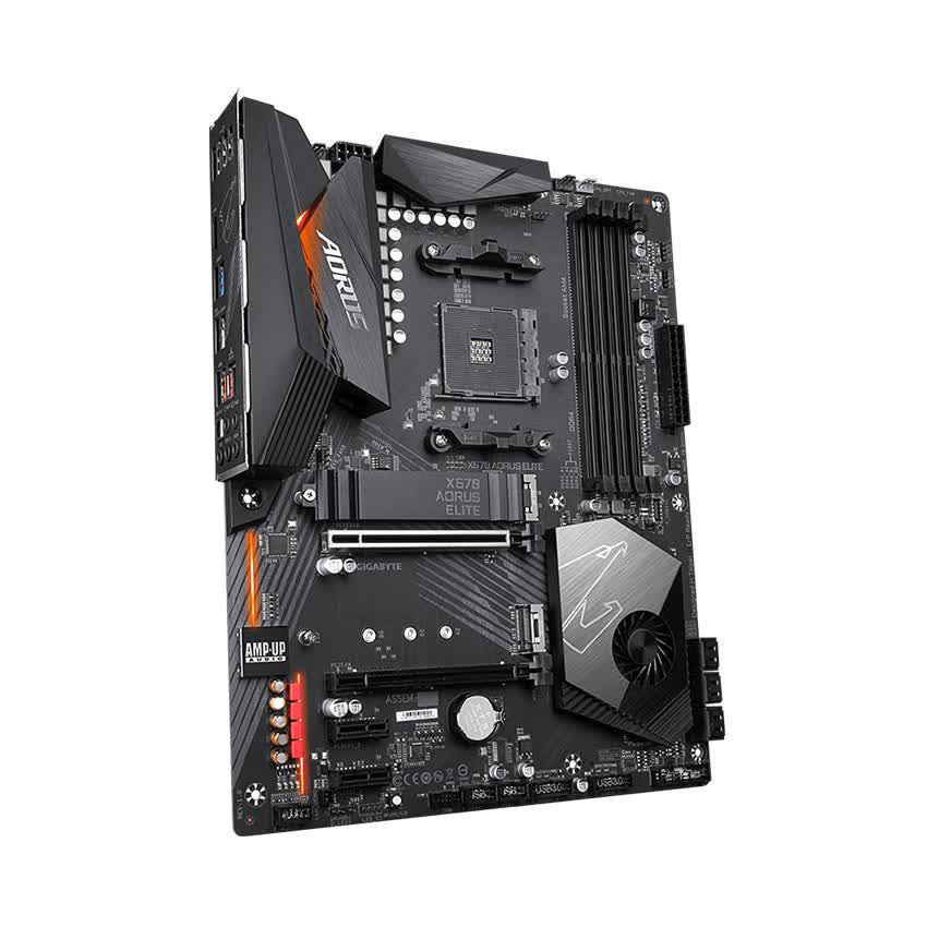 Mainboard GIGABYTE X570 AORUS ELITE (AMD X570, Socket AM4, ATX, 4 khe RAM DDR4)