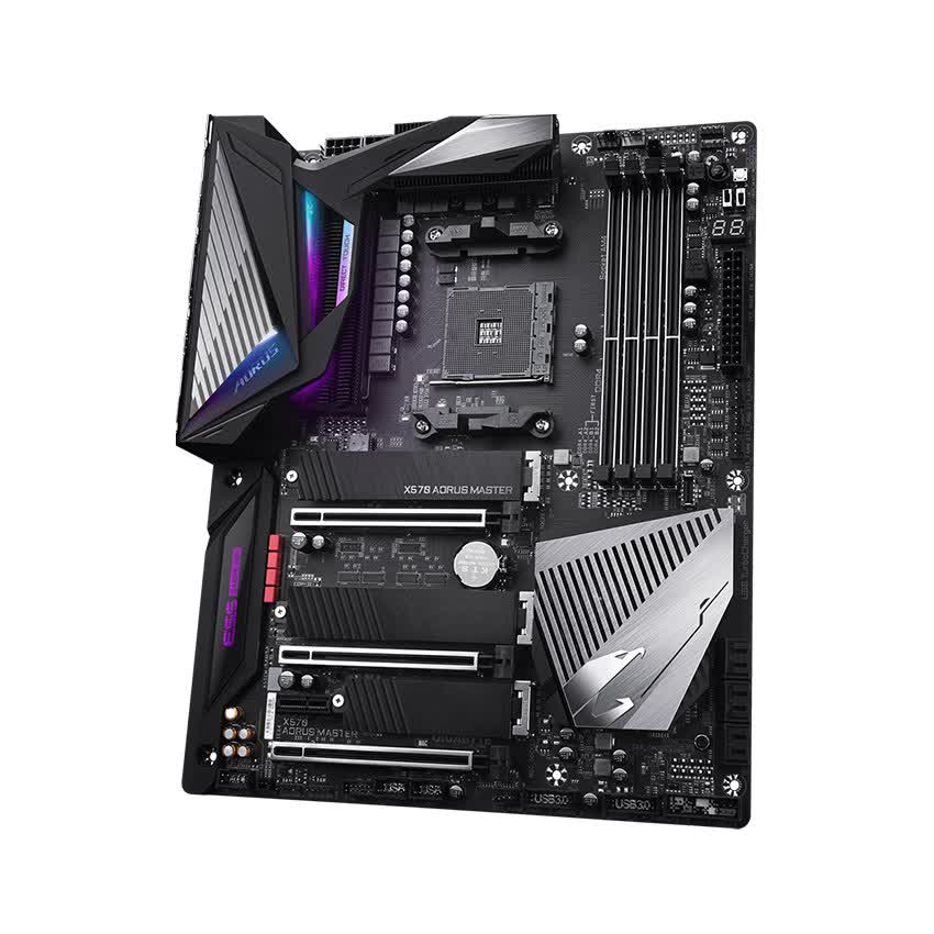 Mainboard GIGABYTE X570 AORUS MASTER (AMD X570, Socket AM4, ATX, 4 khe RAM DDR4)