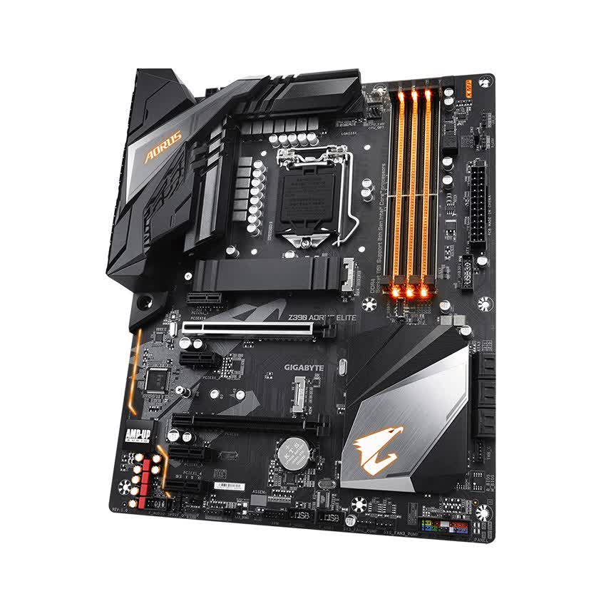 Mainboard GIGABYTE Z390 AORUS ELITE (Intel Z390, Socket 1151, ATX, 4 khe RAM DDR4)