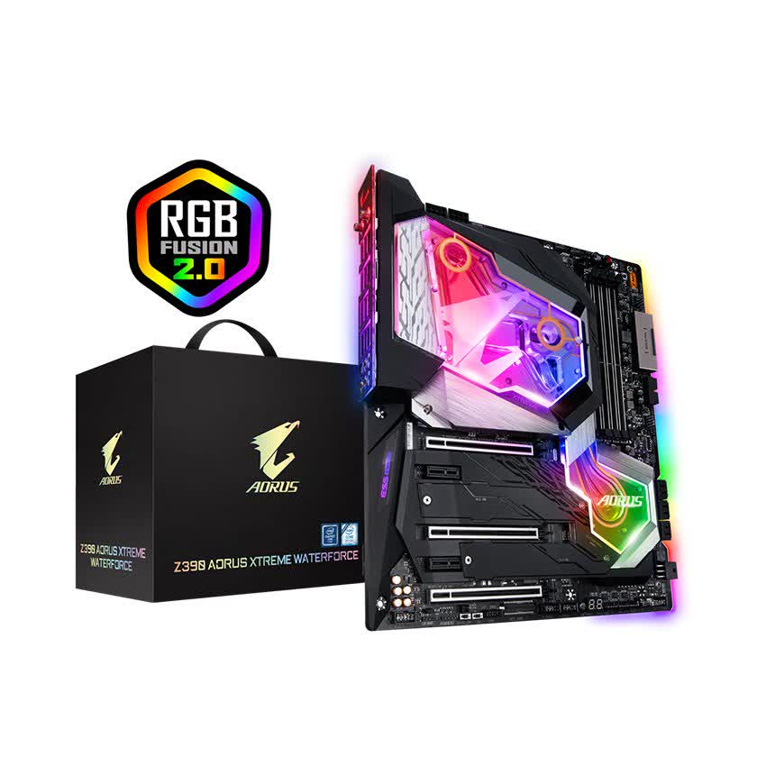 Mainboard GIGABYTE Z390 AORUS XTREME WATERFORCE (Intel Z390, Socket 1151, ATX, 4 khe RAM DDR4)