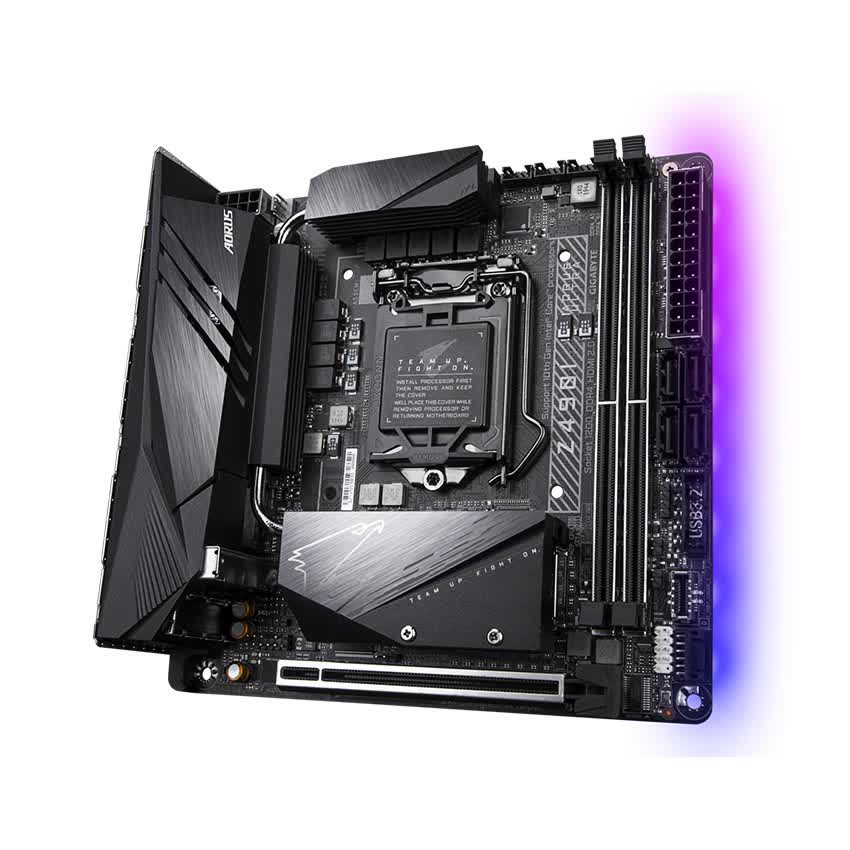 Mainboard GIGABYTE Z490i AORUS ULTRA (Intel Z490, Socket 1200, Mini ITX, 2 khe RAM DDR4)