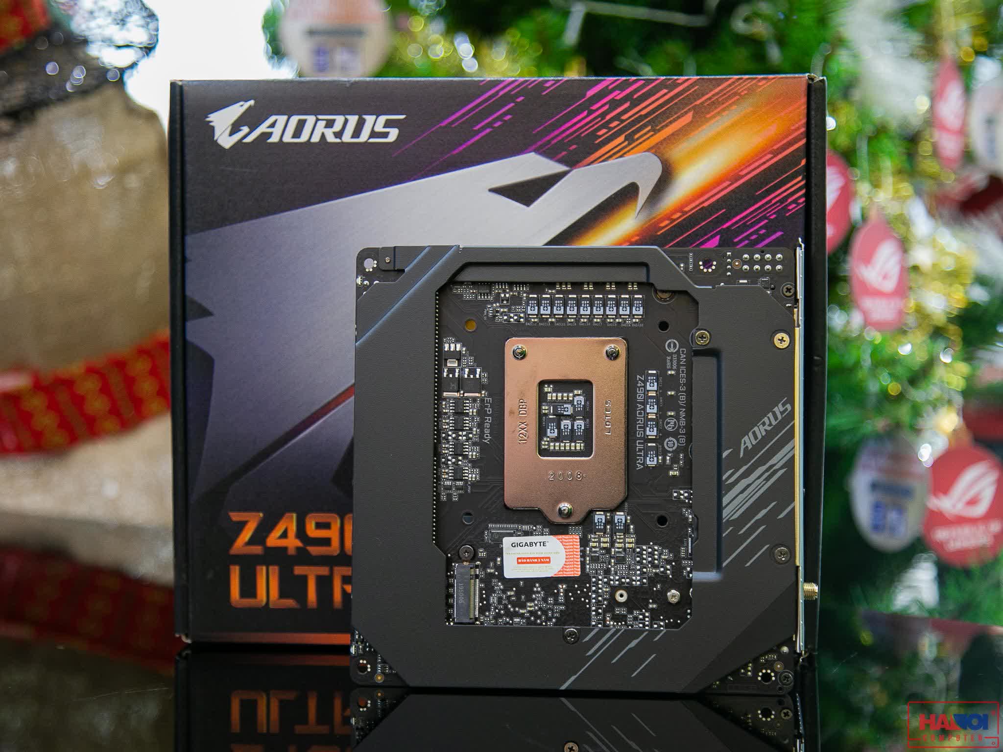 Mainboard GIGABYTE Z490i AORUS ULTRA (Intel Z490, Socket 1200, Mini ITX, 2 khe RAM DDR4)