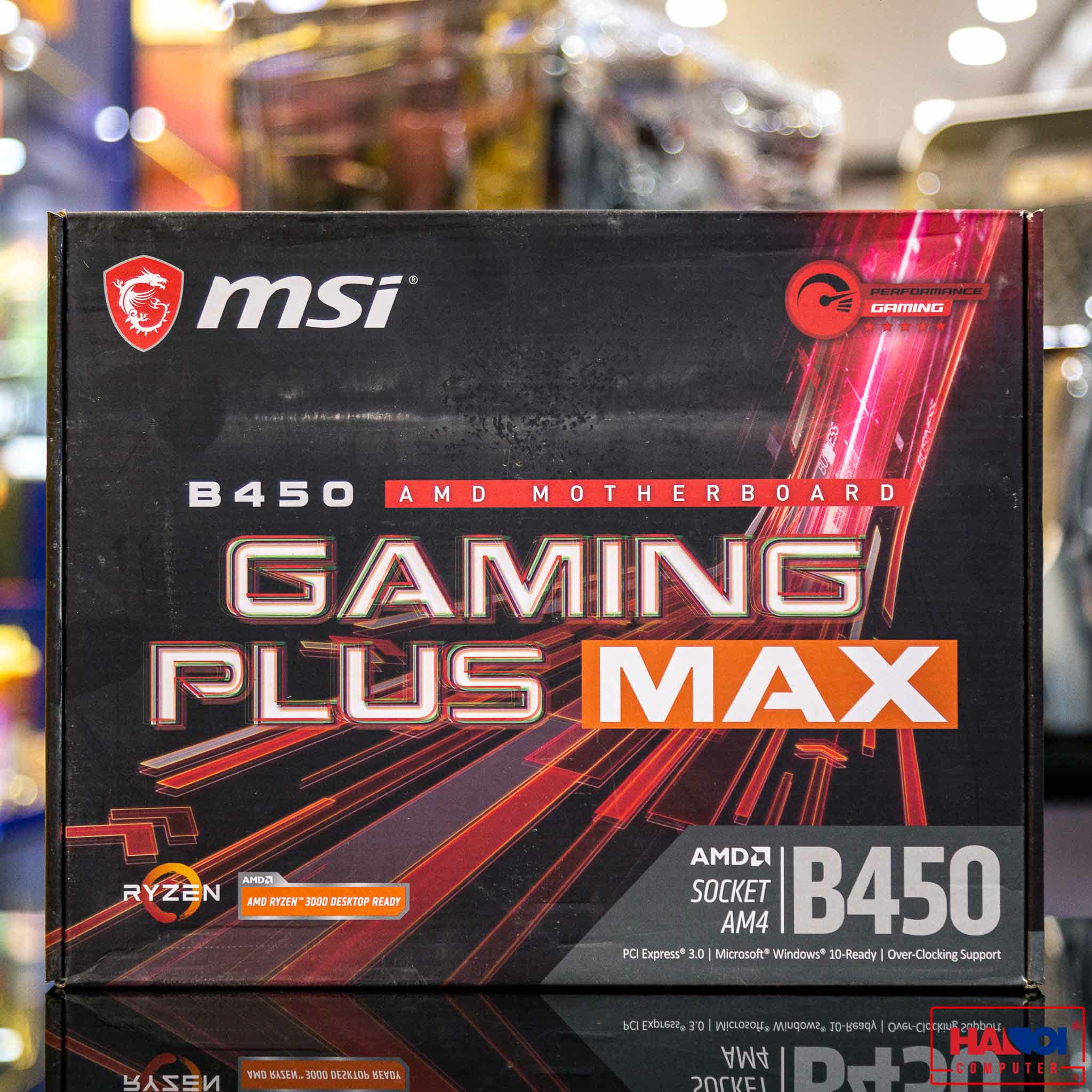 Mainboard MSI B450 GAMMING PLUS MAX (AMD B450, Socket AM4, m-ATX, 4 khe RAM DDR4)