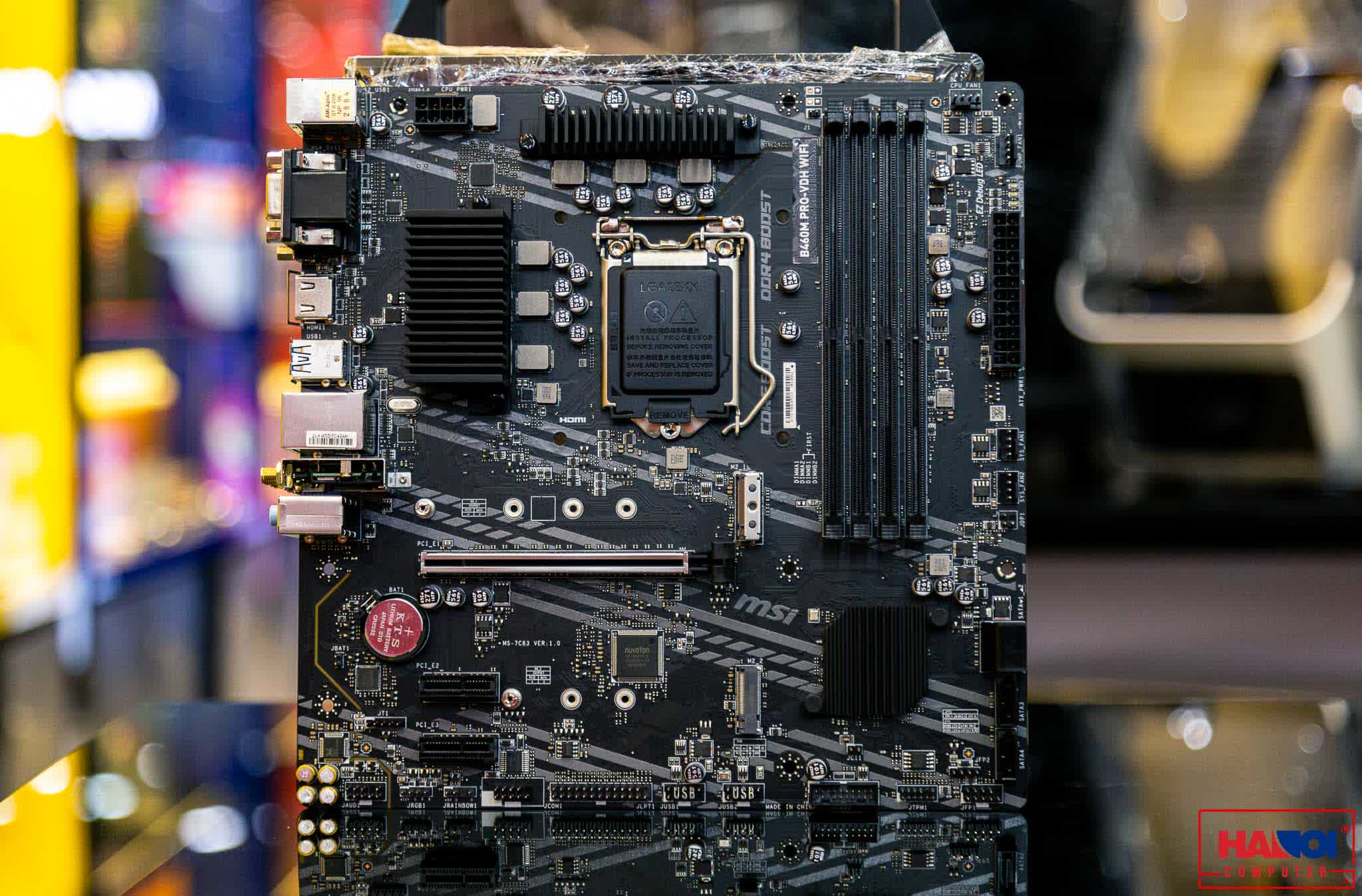 Mainboard MSI B460M PRO-VDH WIFI (Intel B460, Socket 1200, m-ATX, 4 khe RAM DDR4)