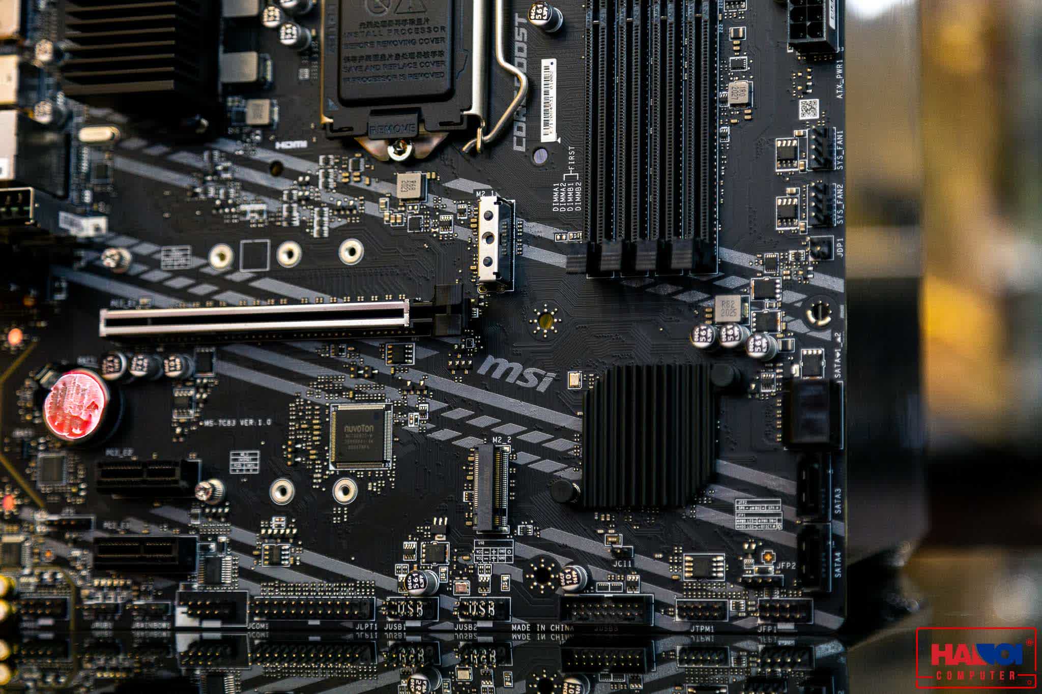 Mainboard MSI B460M PRO-VDH WIFI (Intel B460, Socket 1200, m-ATX, 4 khe RAM DDR4)