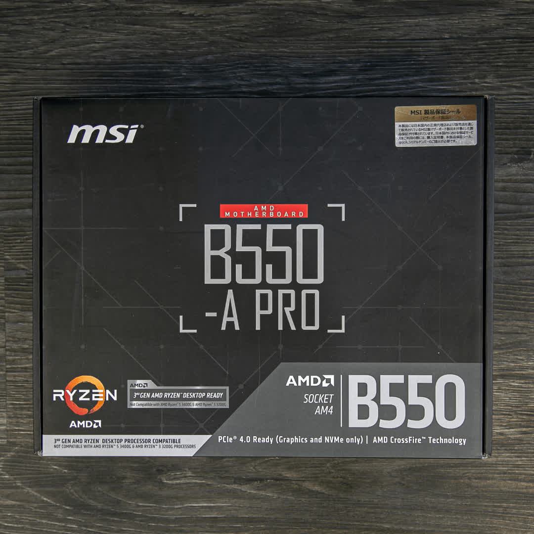 Mainboard MSI B550-A PRO (AMD B550, Socket AM4, ATX, 4 khe RAM DRR4)