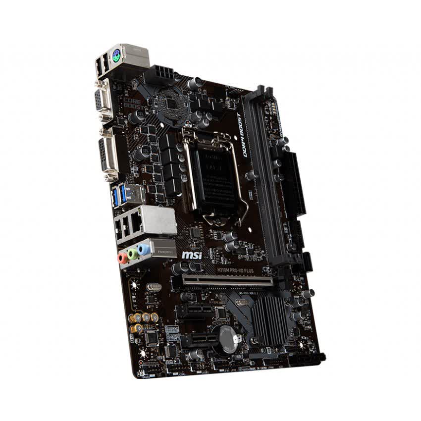 Mainboard MSI H310M PRO-VD PLUS (Intel H310, Socket 1151, m-ATX, 2 khe RAM DDR4)