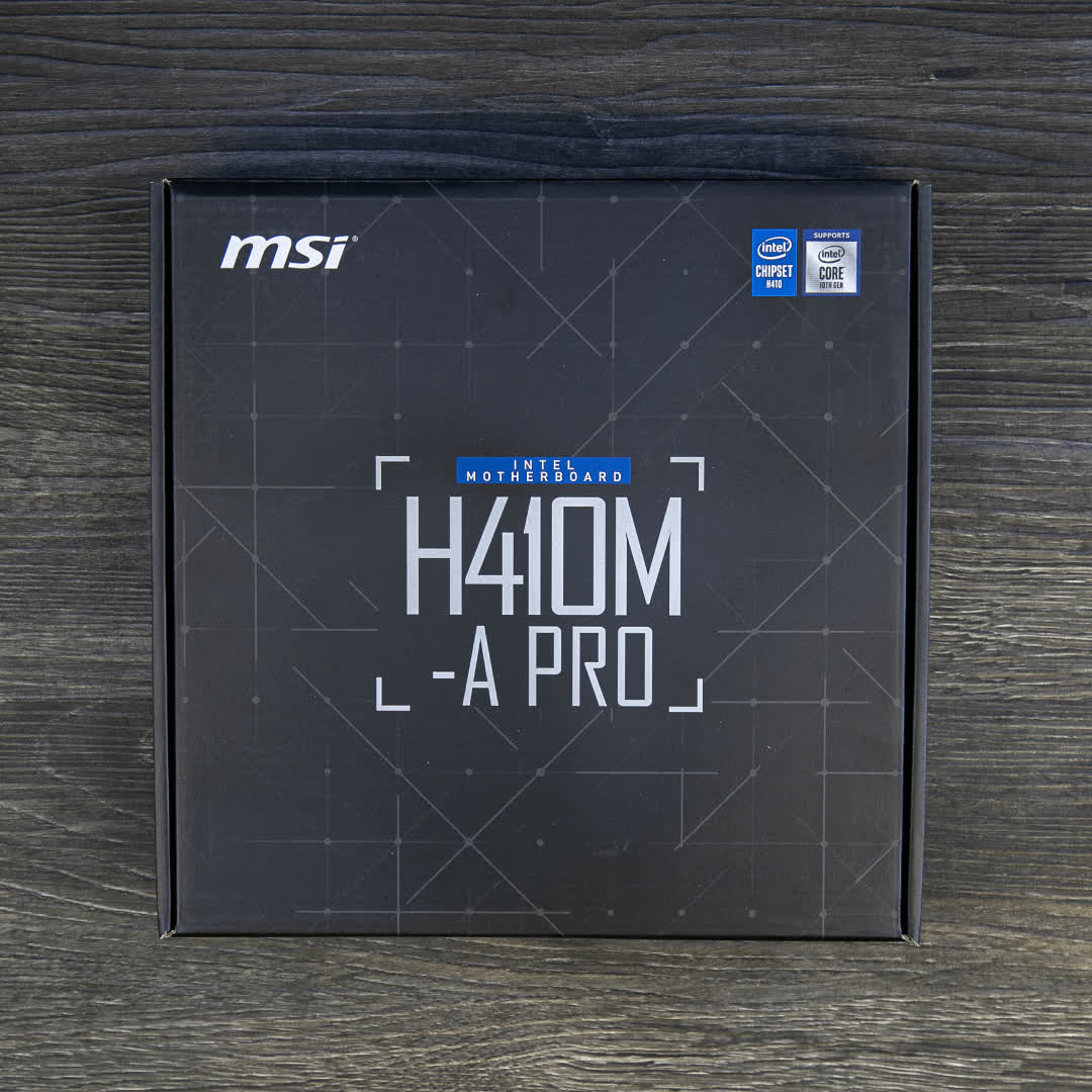 Mainboard MSI H410M-A PRO (Intel H410, Socket 1200, m-ATX, 2 khe RAM DDR4)