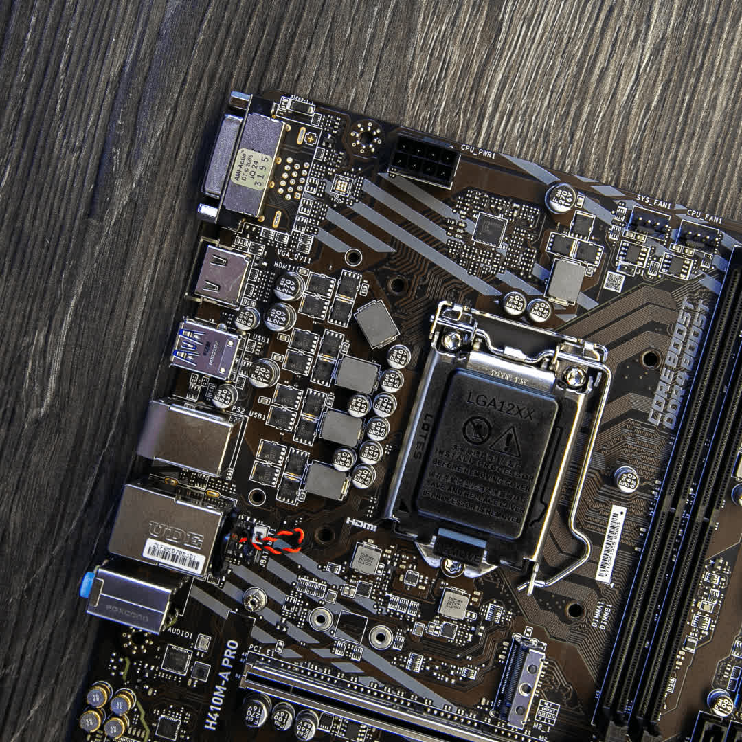 Mainboard MSI H410M-A PRO (Intel H410, Socket 1200, m-ATX, 2 khe RAM DDR4)