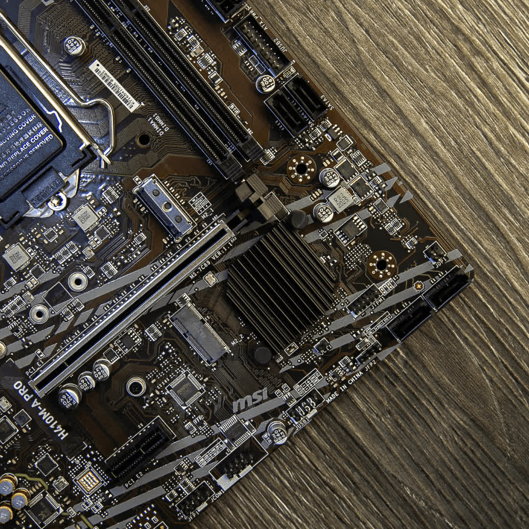 Mainboard MSI H410M-A PRO (Intel H410, Socket 1200, m-ATX, 2 khe RAM DDR4)
