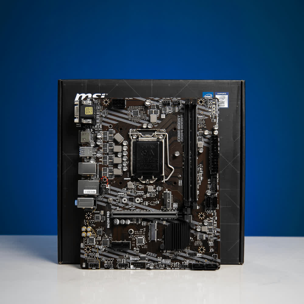 Mainboard MSI H410M PRO (Intel H410, Socket 1200, m-ATX, 2 khe RAM DDR4)