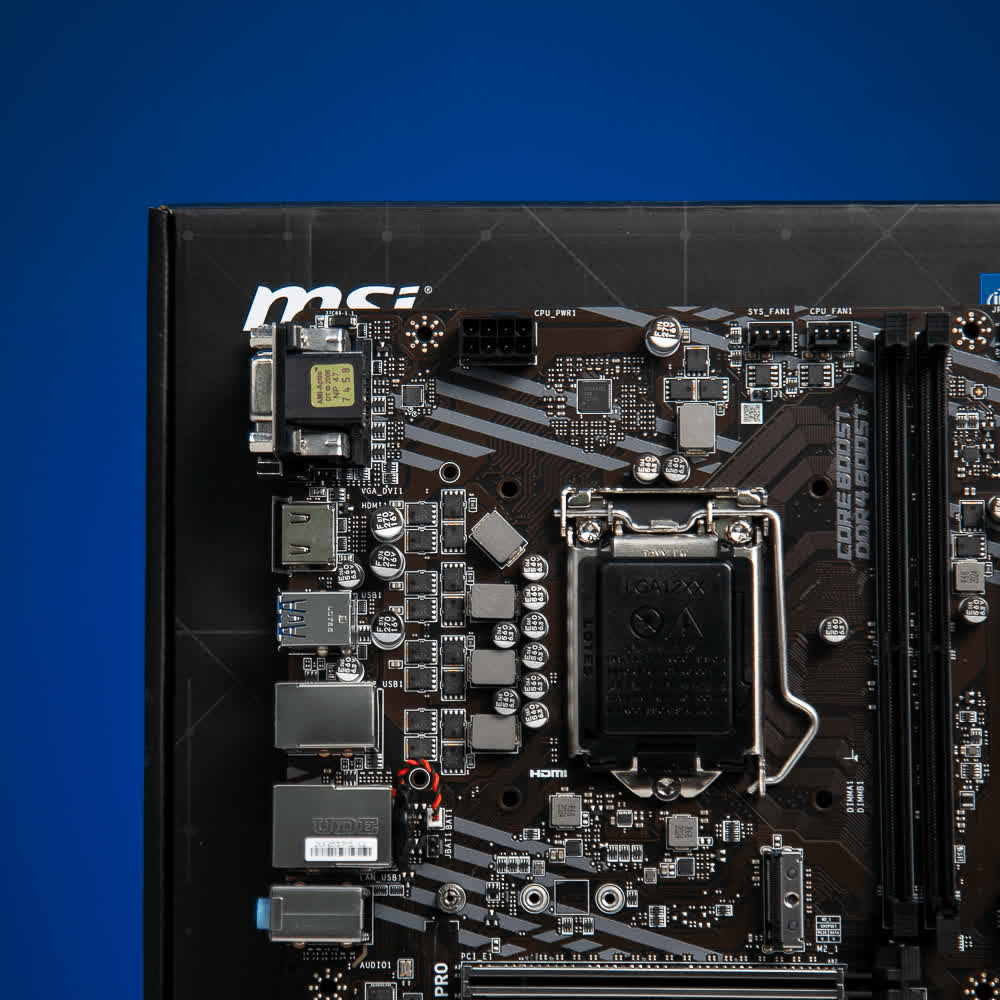 Mainboard MSI H410M PRO (Intel H410, Socket 1200, m-ATX, 2 khe RAM DDR4)