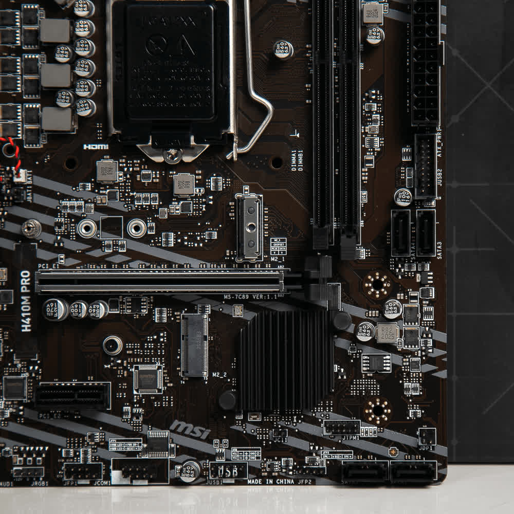 Mainboard MSI H410M PRO (Intel H410, Socket 1200, m-ATX, 2 khe RAM DDR4)