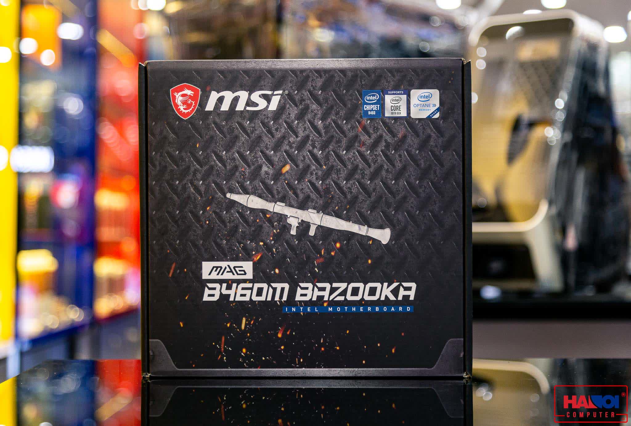 Mainboard MSI MAG B460M BAZOOKA (Intel B460, Socket 1200, m-ATX, 4 khe RAM DDR4)