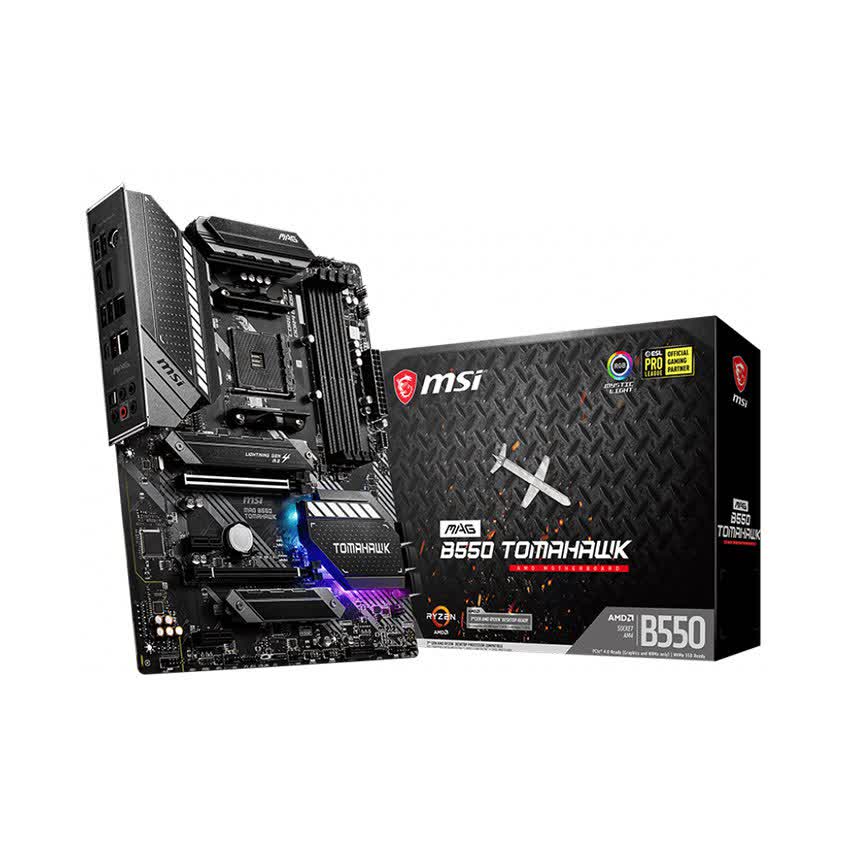 Mainboard MSI MAG B550 TOMAHAWK (AMD B550, Socket AM4, ATX, 4 khe RAM DDR4)