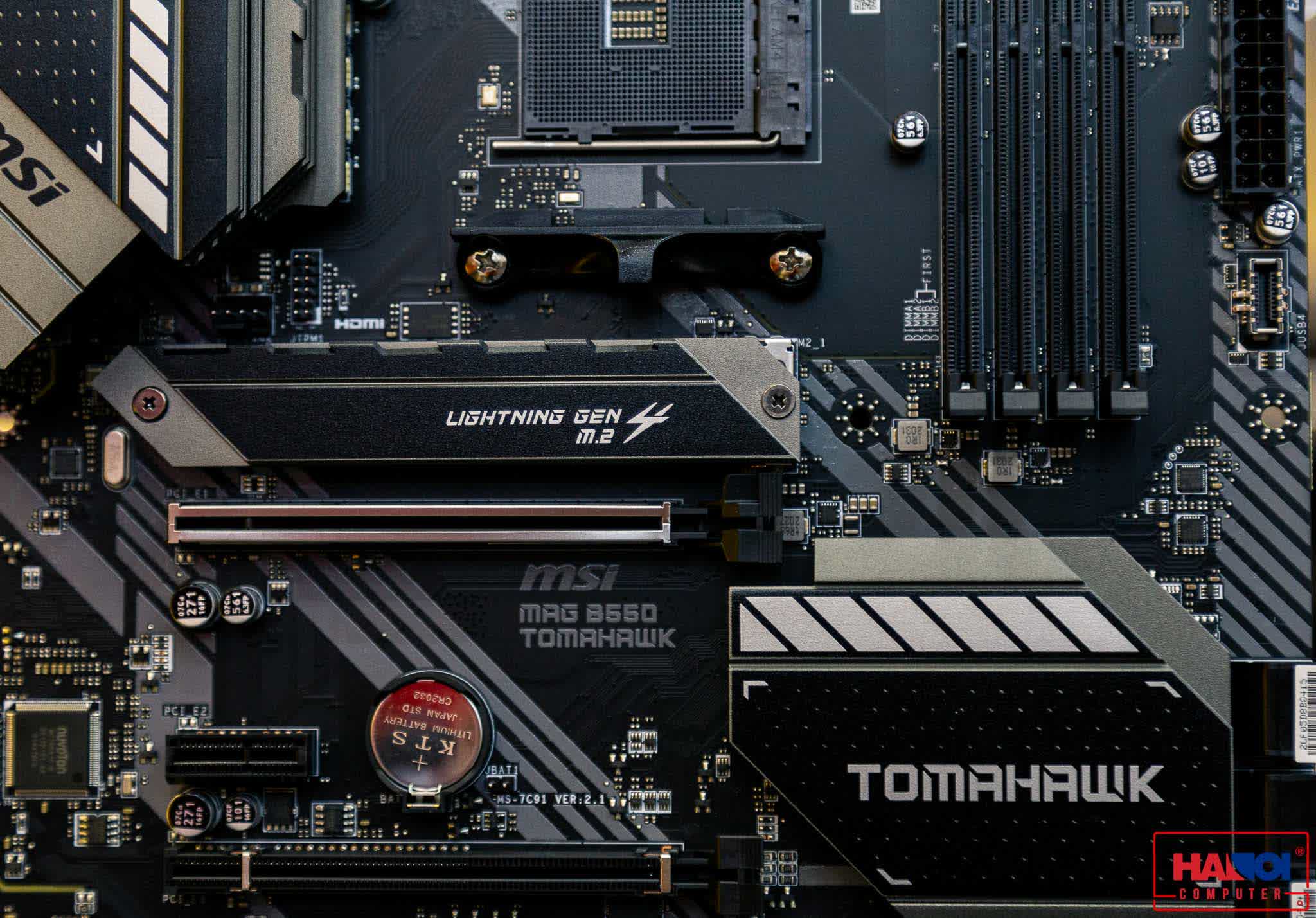 Mainboard MSI MAG B550 TOMAHAWK (AMD B550, Socket AM4, ATX, 4 khe RAM DDR4)