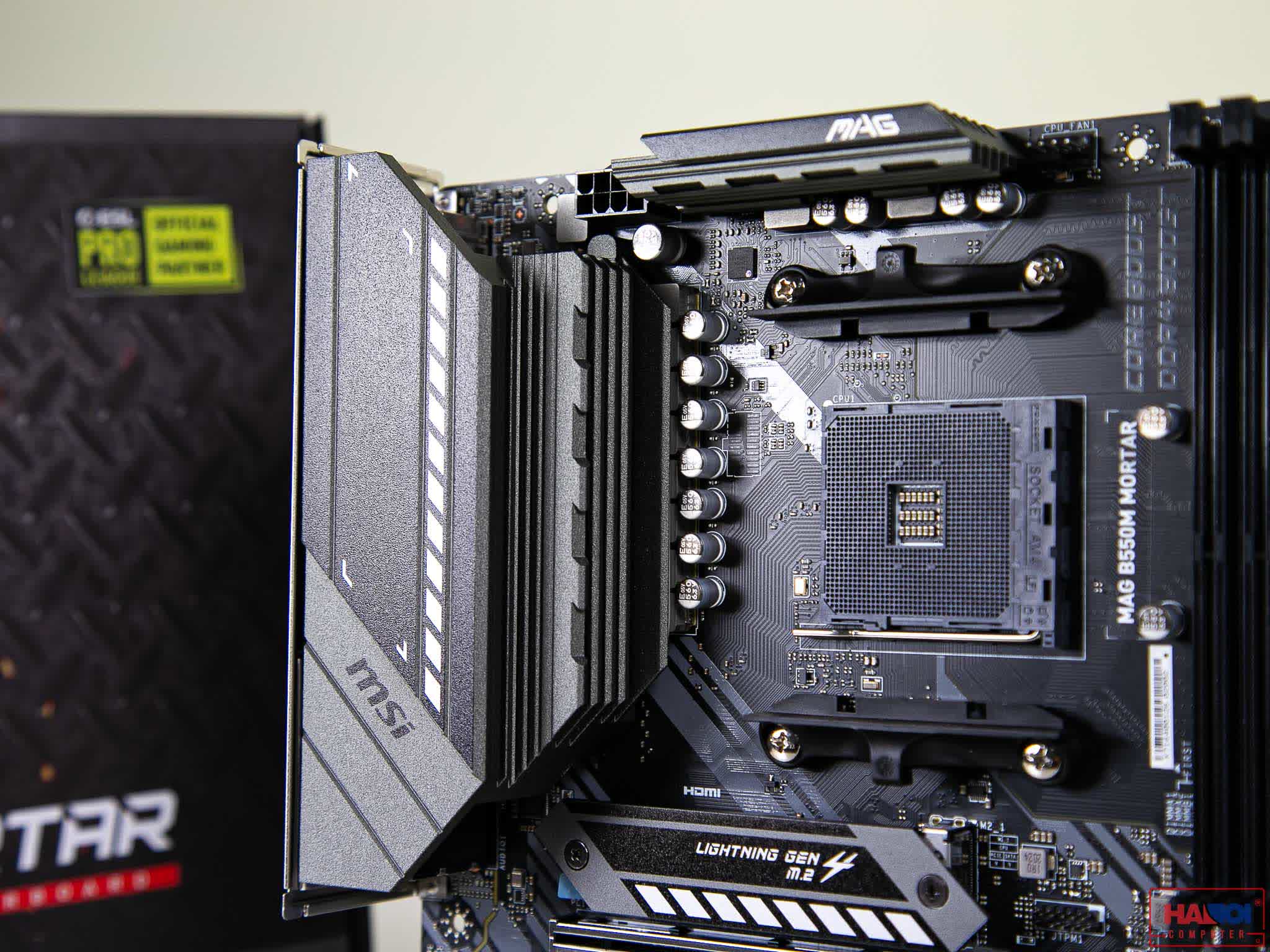 Mainboard MSI MAG B550M MORTAR (AMD B550, Socket AM4, m-ATX, 4 khe RAM DDR4)