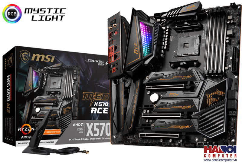 Mainboard MSI MEG X570 ACE (AMD X570, Socket AM4, ATX, 4 khe RAM DDR4)