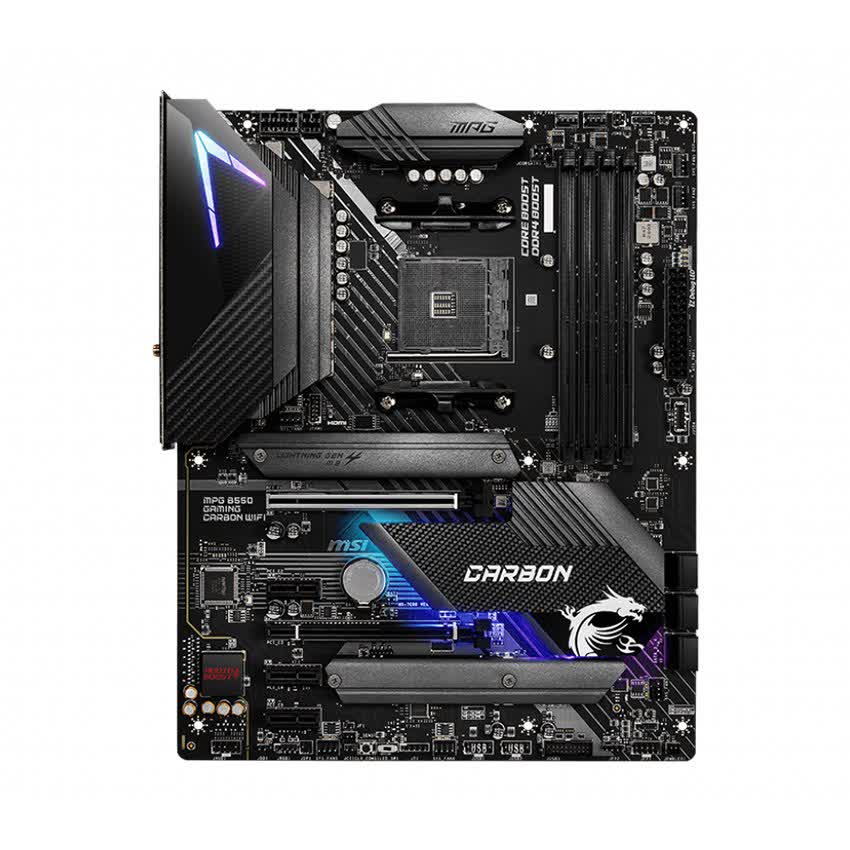 Mainboard MSI MPG B550 GAMING CARBON WIFI (AMD B550 Socket AM4 ATX 4 khe RAM DDR4)