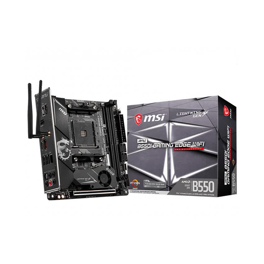 Mainboard MSI MPG B550I GAMING EDGE WIFI (AMD B550 Socket AM4 Mini-ATX 2 khe RAM DDR4)